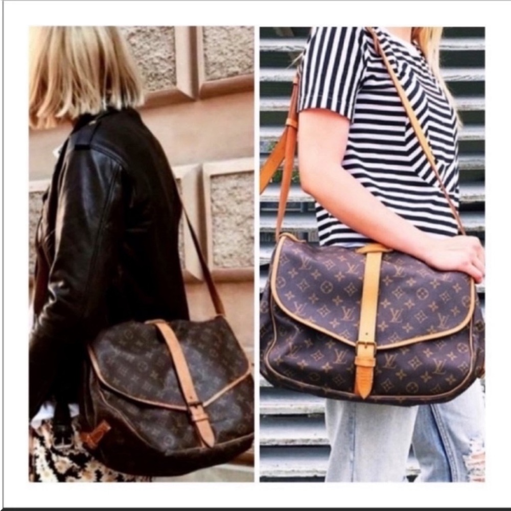 AUTHENTIC LOUIS VUITTON SAUMUR 35 CROSSBODY BAG - Picture 13 of 14